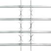 Adjustable Security Grille for Windows with 4 Crossbars 1000-1500 mm