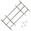 Adjustable Security Grille for Windows with 3 Crossbars 700-1050 mm