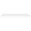 Floating Wall Shelf White 80x23.5x3.8 cm MDF