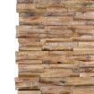 3D Wall Cladding Panels 10 pcs 1.01 m² Solid Teak Wood