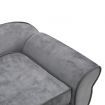 Dog Sofa Grey 72x45x30 cm Plush