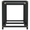 Tea Tables 2 pcs MDF Black