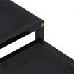 Tea Tables 2 pcs MDF Black