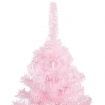 Artificial Christmas Tree with Stand Pink 180 cm PVC