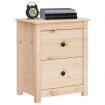 Bedside Cabinets 2 pcs 50x35x61.5 cm Solid Wood Pine