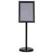 A3 Pedestal Poster Stand Black Aluminium Alloy