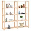 5-Tier Storage Rack 170x38x170 cm Solid Wood Pine 500 kg