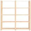 5-Tier Storage Rack 170x38x170 cm Solid Wood Pine 500 kg