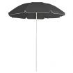 Outdoor Parasol with Steel Pole Anthracite 180 cm