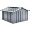 Garden Robot Lawnmower Shed 92x97x63 cm Galvanised Steel Grey