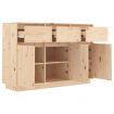 Sideboard 110x34x75 cm Solid Wood Pine