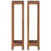 Plant Stands 2 pcs 25x25x100 cm Solid Teak Wood