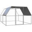 Outdoor Chicken Cage 3x4x2 m Galvanised Steel