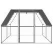 Outdoor Chicken Cage 3x4x2 m Galvanised Steel