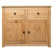 Sideboard 93x40x80 cm Solid Pinewood Panama Range