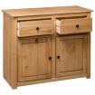 Sideboard 93x40x80 cm Solid Pinewood Panama Range