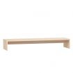 Monitor Stand 100x27x15 cm Solid Wood Pine