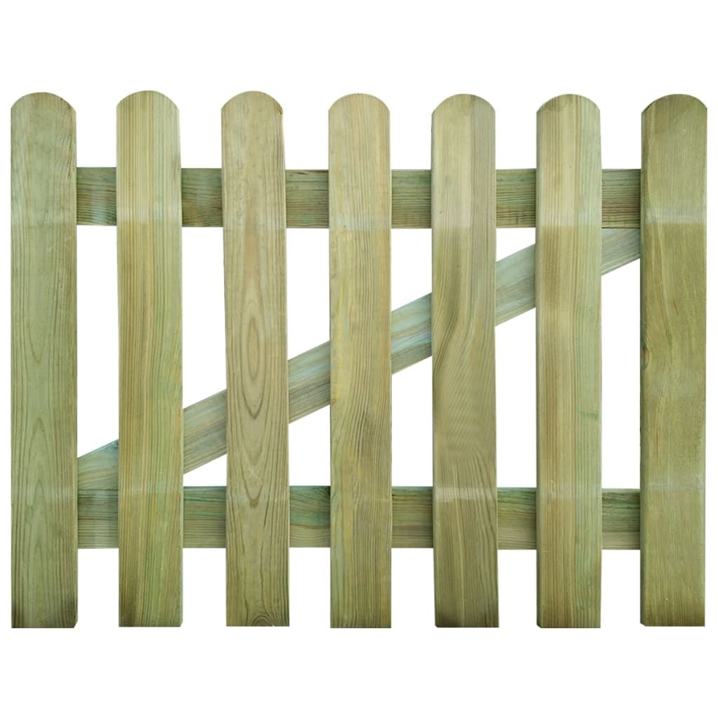 Garden Gate Wood 100x80 cm