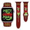 Christmas Holiday Watch Band Compatible with Apple Watch 42mm 44mm 45mm Silicone Wristbands Replacement Strap for Women Men