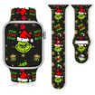 Merry Christmas Bands Compatible with Apple Watch Band 42mm 44mm 45mm,Silicone Strap Wristbands Compatible with iWatch Bands for Women Men Girls Boys