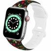 Merry Christmas Bands Compatible with Apple Watch Band 42mm 44mm 45mm,Silicone Strap Wristbands Compatible with iWatch Bands for Women Men Girls Boys