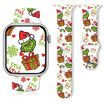 Merry Christmas Bands Compatible with Apple Watch Band 42mm 44mm 45mm,Silicone Strap Wristbands Compatible with iWatch Bands for Women Men Girls Boys