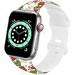 Merry Christmas Bands Compatible with Apple Watch Band 38mm 40mm 41mm,Silicone Strap Wristbands Compatible with iWatch Bands for Women Men Girls Boys