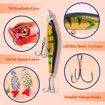 Advent Calendar Fishing Christmas Countdown - 24 Days Fishing Lures Set for Fisher Adult Men Teen Boys - 2023 Xmas Surprise Gift