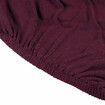 Large Sofa Cover Elastic Polyester Three-Seat Machine-Washable Sofa Cover For Home Office DecorationWine Red