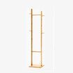 Wooden Garment Coat Clothes Stand Rack Hat Shoe Hanger Holder Shelf OrganizerAPrimary Color