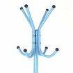 KING DO WAY Coat Rack Hat Rack Metal Purse Display Stand Hall Tree 12 HooksBlue