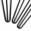 4Pcs Hairpin Legs Set Simple Triangle Shape Metal 3 Rods Desk Chair DIY Leg Accessories Set For Home Office Decoration28inch