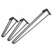 4Pcs Hairpin Legs Set Simple Triangle Shape Metal 3 Rods Desk Chair DIY Leg Accessories Set For Home Office Decoration14 inch