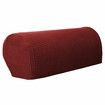 1 Pair of Sofa Armrest Covers Removable Stretch Sofa Chair Arm Protector Couch Armchair Slipcover Decorations Light Coffee