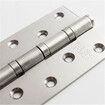 Stainless Steel Flat Opening Silent Bearing Hinge For Door Indoor Door Wooden Door Hinge For Common Door LeafGold