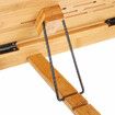 Bamboo Laptop Notebook Bed Desk Table Holder Sofa Tray Cooling Stand With DrawerS