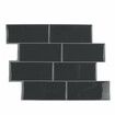 12inch DIY Tile Stickers 3D Brick Wall Self-adhesive Sticker Bathroom Kitchen#6