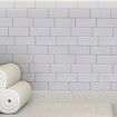 12inch DIY Tile Stickers 3D Brick Wall Self-adhesive Sticker Bathroom Kitchen#5