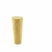 4pcs Oak Wooden Furniture Leg Feet 6-70cm With Iron Plate For Sofa Table Chair Stool15cm