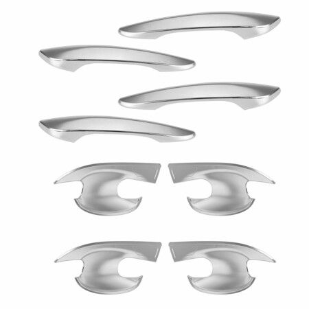 Chrome Handle Protective Cover Door Handle Outer Bowls Trim For Mazda CX-30 2020B 5Pcs