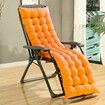 61" Deck Chair Cushion Lounge Chaise Padding In/Outdoor Recliner Patio Garden OfficeMagenta