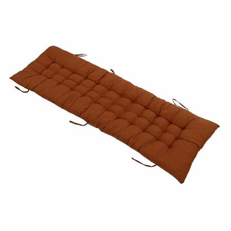 61" Deck Chair Cushion Lounge Chaise Padding In/Outdoor Recliner Patio Garden OfficeOrange