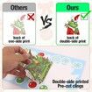 9 Sheets Grinch Christmas Decorations Window Clings, 102pcs Christmas Window Stickers for  Home School