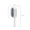 Self Cleaning Hair Brush,3D Air Cushion Massager Brush Airbag Massage Comb Brush, Shaping Comb  Hairdressing Brush (White)