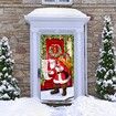 90x200cm Christmas Door Cover Decoration, Santa Door Hanging Banner Funny Xmas Background Santa Claus Backdrop Christmas Party Decorations