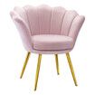 ALFORDSON Armchair Lounge Chair Accent Velvet Seat Sofa Fabric Couch Pink