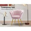 ALFORDSON Armchair Lounge Chair Accent Velvet Seat Sofa Fabric Couch Pink