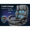 ALFORDSON Massage Office Chair Fabric Executive Recliner Gaming Computer Seat