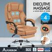 ALFORDSON Massage Office Chair Executive Recliner Gaming Computer Seat Leather