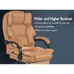ALFORDSON Massage Office Chair Executive Recliner Gaming Computer Seat Leather